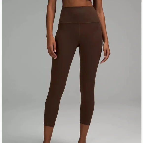 Nwt lululemon align leggings 25” with pockets Java - Picture 2 of 12